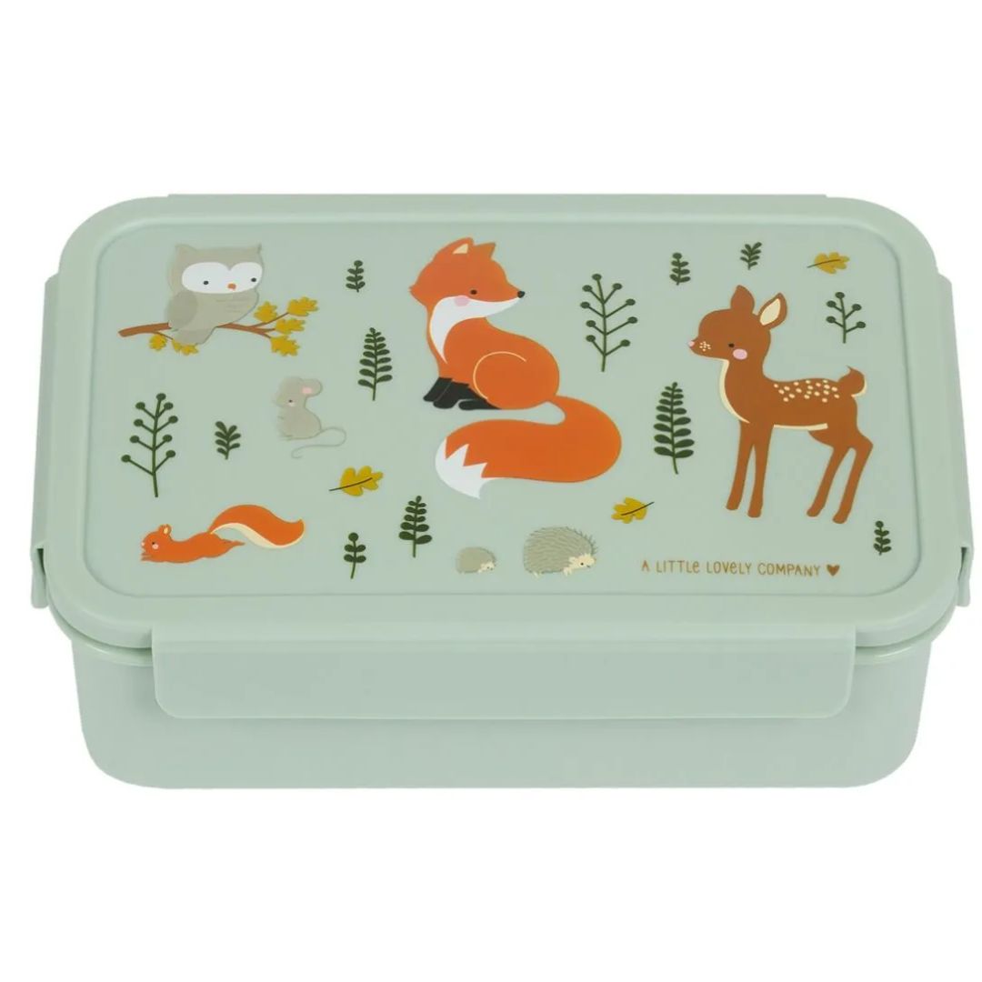 A Little Lovely Company Bento Lunch Box Forest Friends 