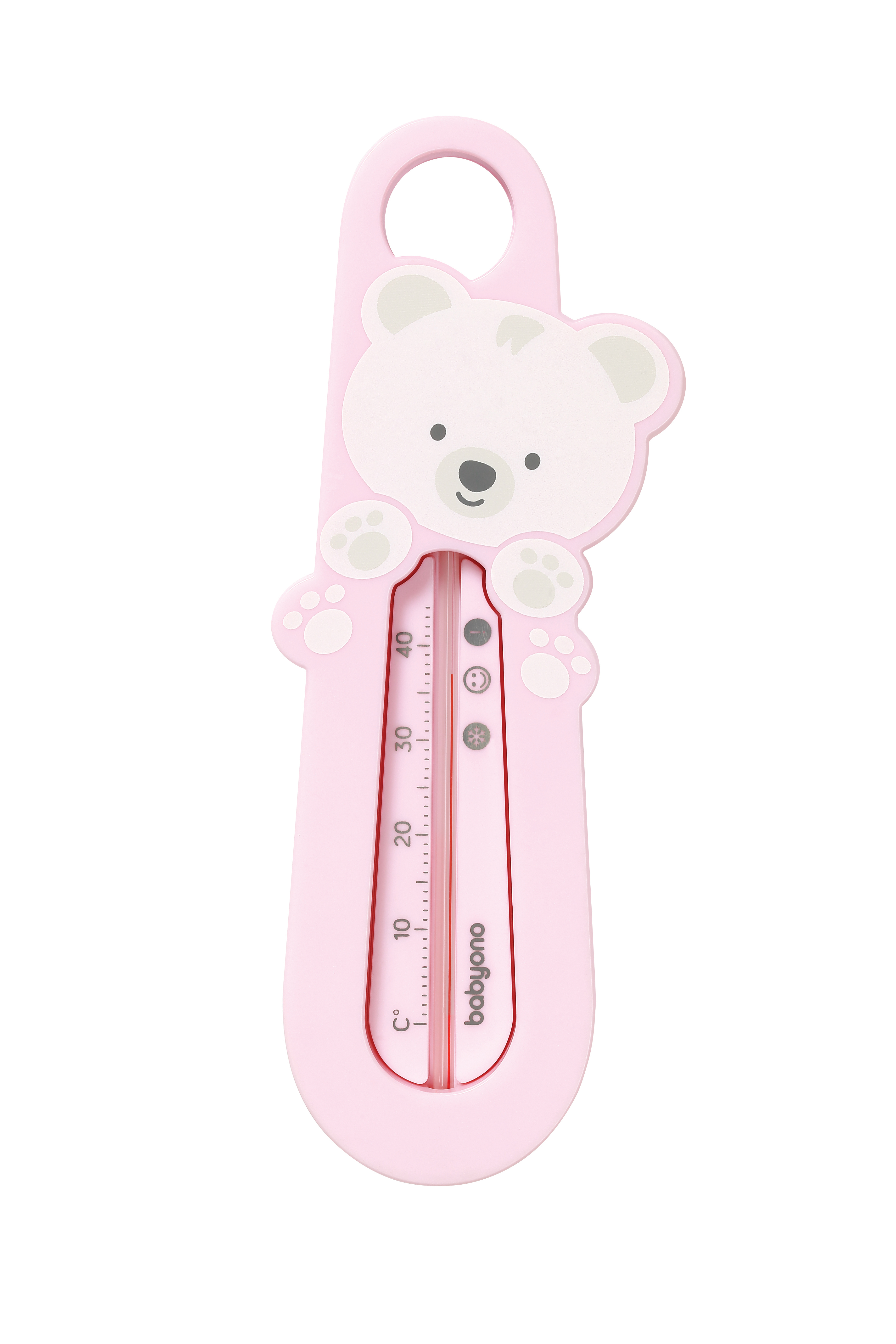 BabyOno Θερμόμετρο Μπάνιου Bear Pink