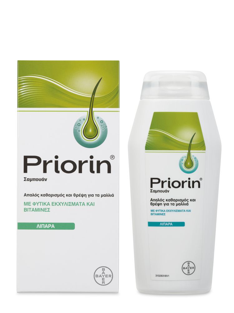 Priorin Priorin Σαμπουάν Θρέψης με Φυτικά Εκχυλίσματα & Βιταμίνες για Λιπαρά Μαλλιά 200ml