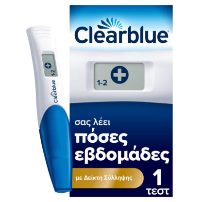 Clearblue Τεστ Εγκυμοσύνης Ψηφιακό με Δείκτη Σύλληψης 1Τεμάχιο