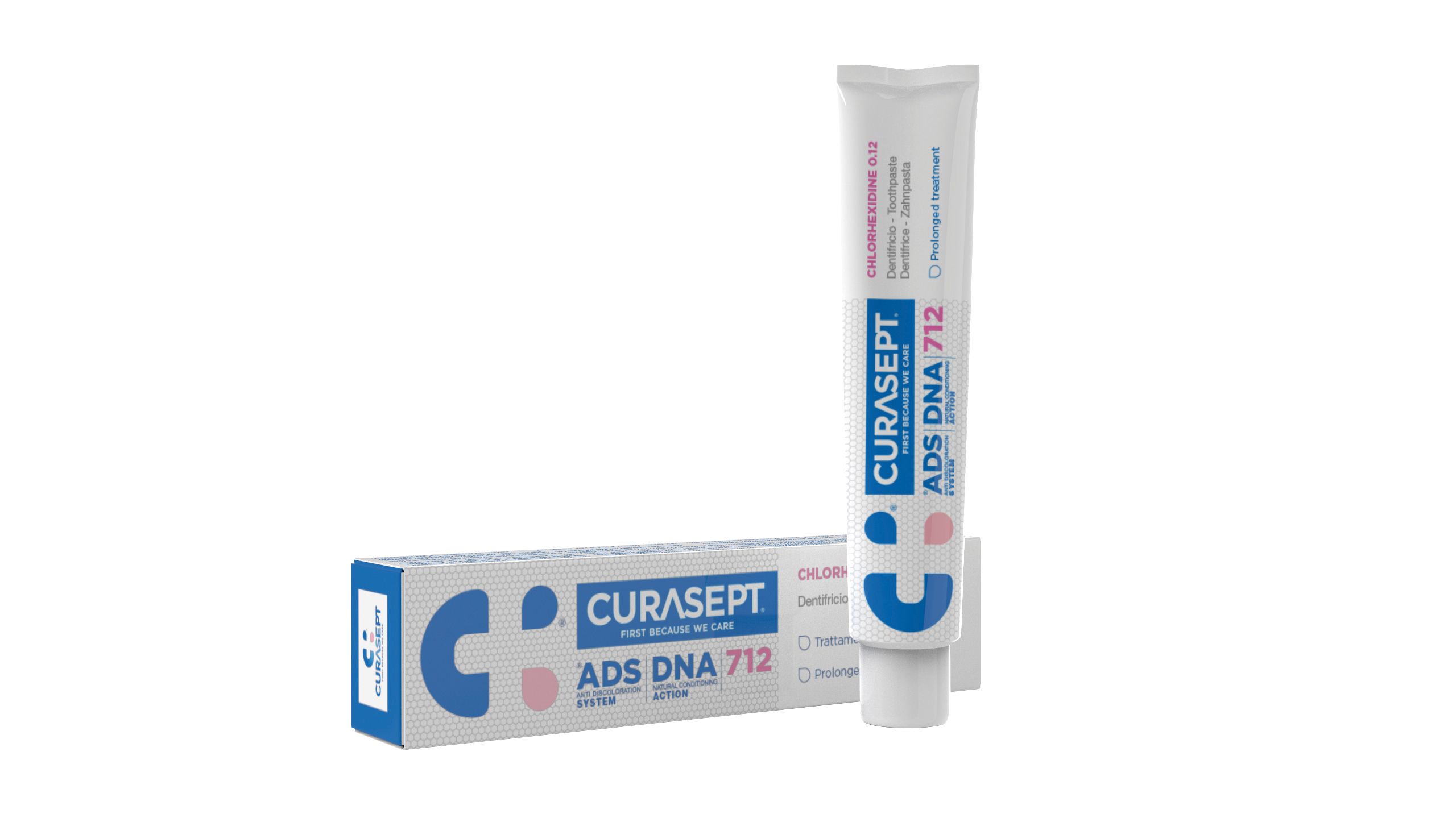 Curaprox Curasept ADS DNA 712 Οδοντόκρεμα με 0,012% Χλωρεξιδίνη 75ml