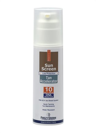 Frezyderm Sun Screen Tan Accelerator SPF10 150ml