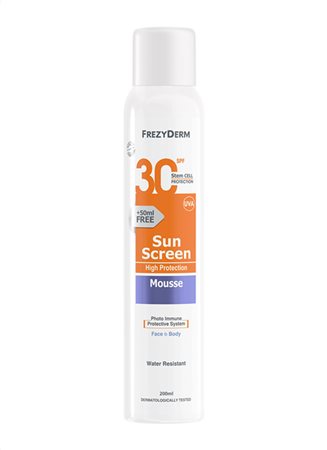 Frezyderm Sun Screen Mousse SPF50+ 200ml