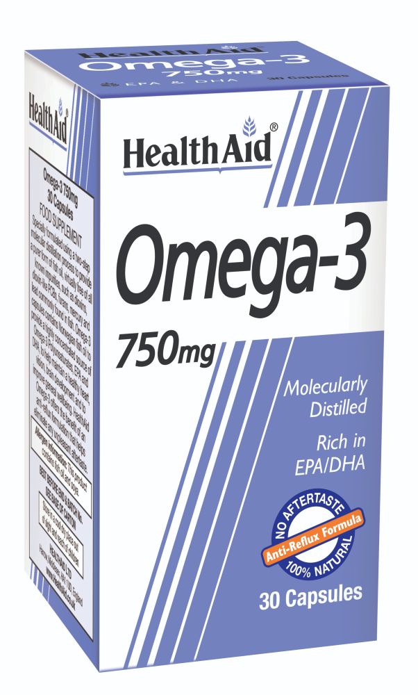 Health Aid Omega 3 750mg 30Κάψουλες