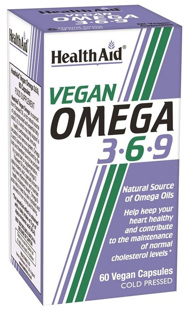 Health Aid Vegan Omega 3-6-9 60Φυτικές Κάψουλες