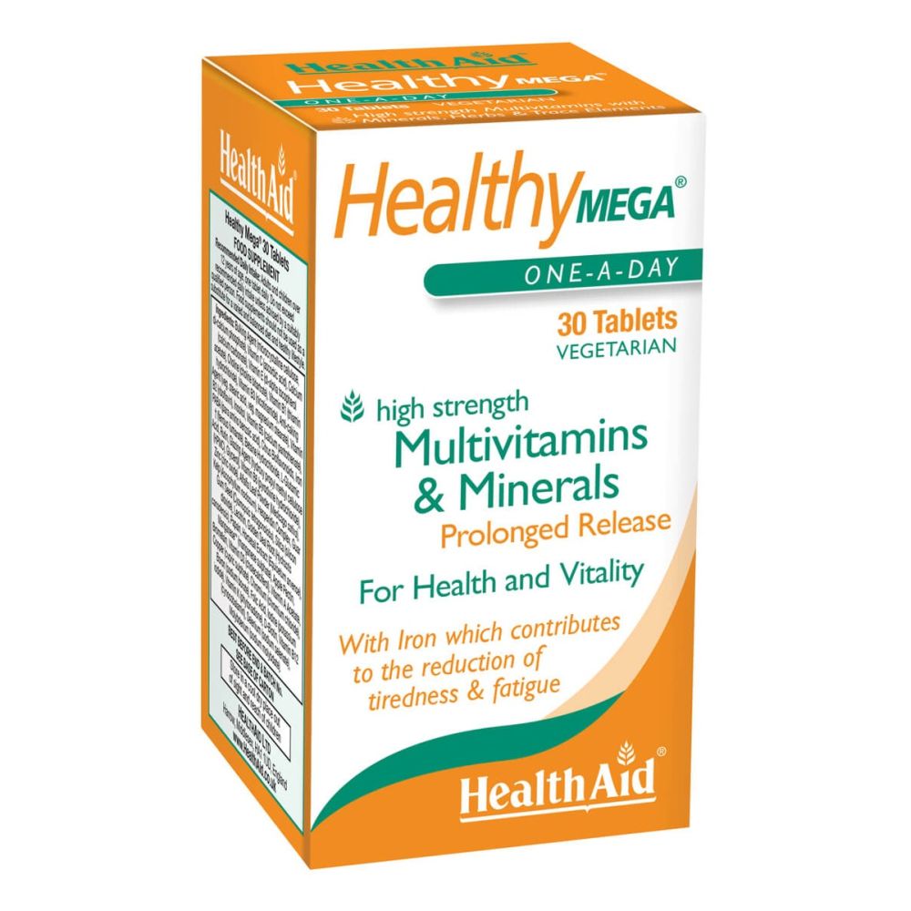 Health Aid Healthy Mega Multivitamins & Mineral 30Ταμπλέτες