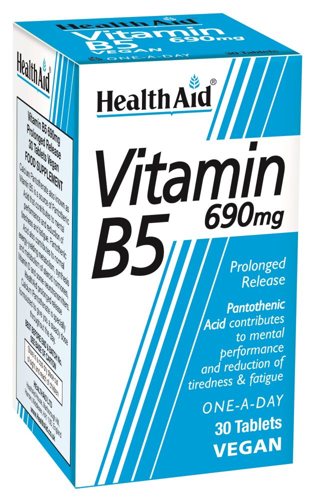 Health Aid Vitamin B5 690mg 30Ταμπλέτες