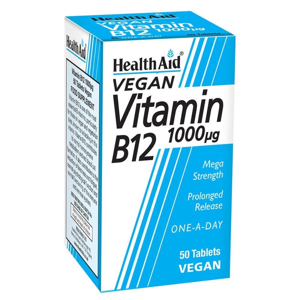 Health Aid Vitamin Β12 50Ταμπλέτες 