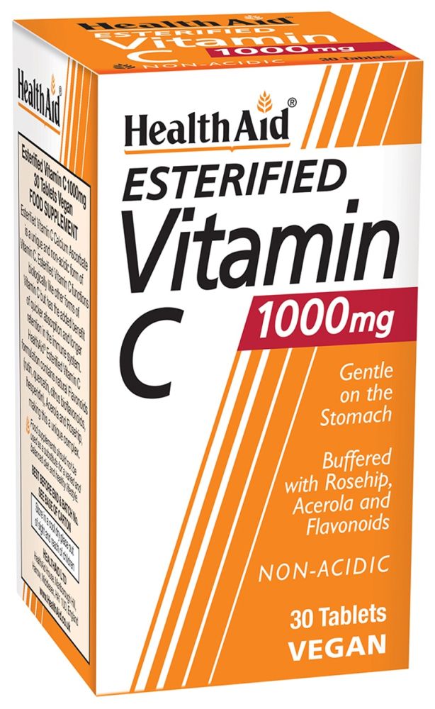 Health Aid Esterified Vitamin C 1000mg Non Acidic 30Ταμπλέτες