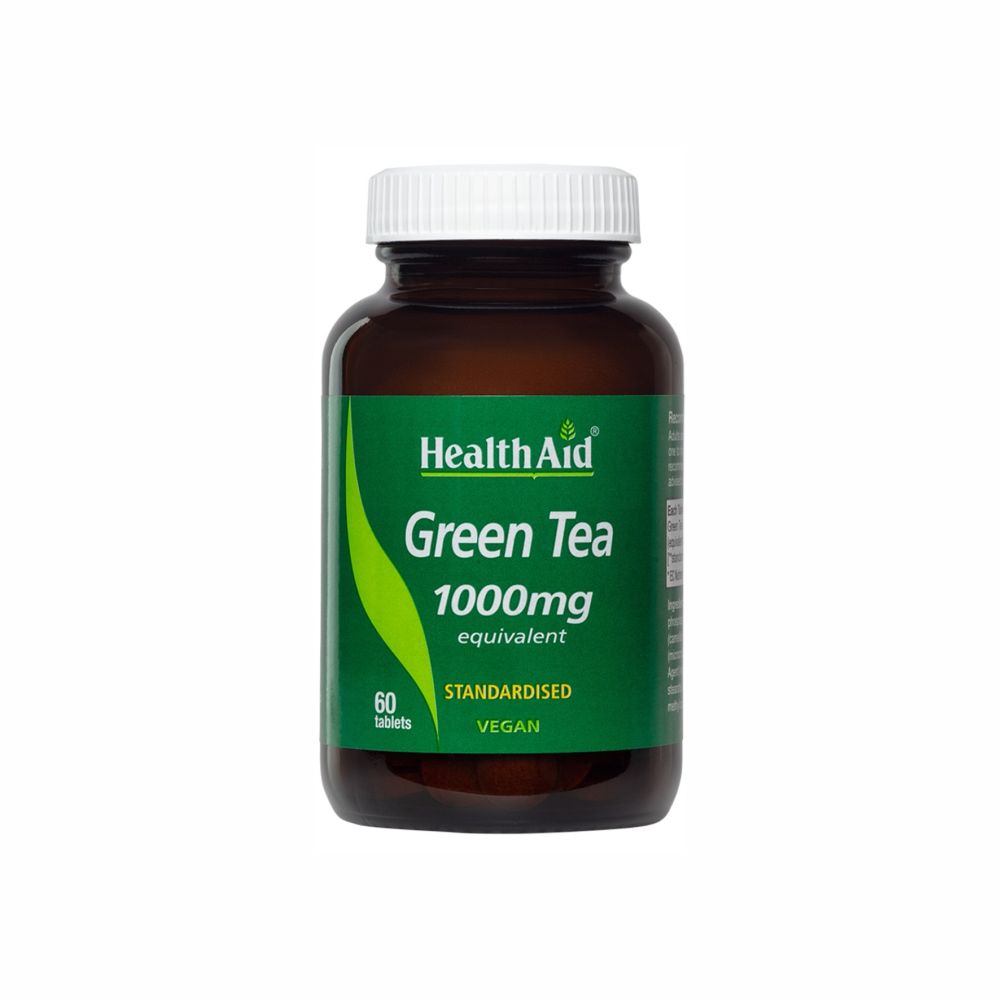 Health Aid Green Tea 1000mg 60Ταμπλέτες