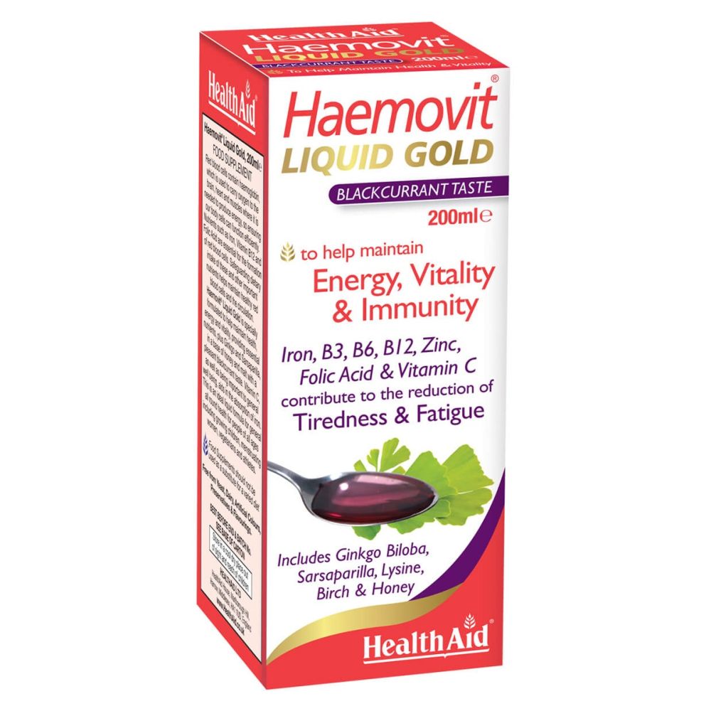 Health Aid Haemovit Liquid Gold 200ml