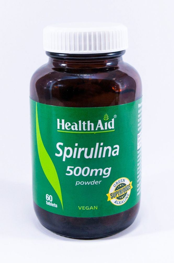 Health Aid Spirulina 500mg 60Ταμπλέτες