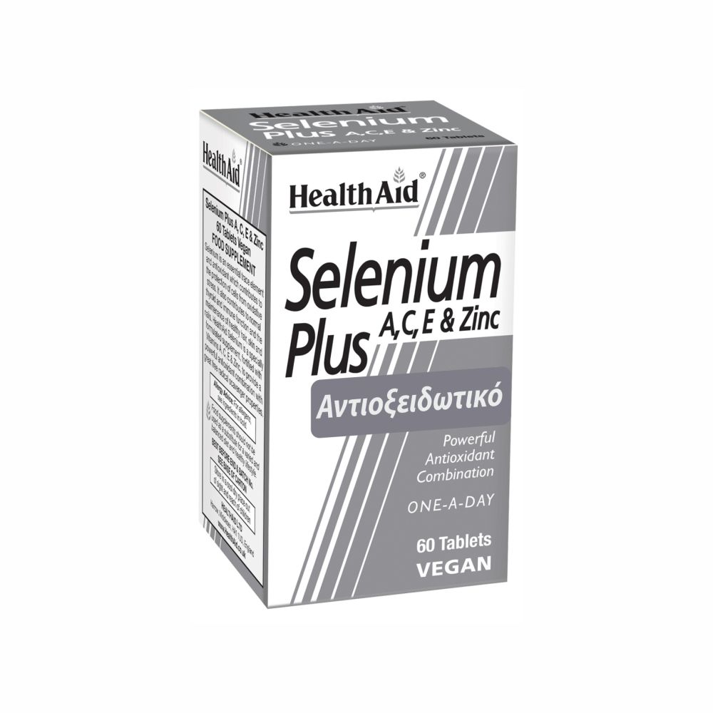 Health Aid Selenium Plus Α,C,Ε 60Ταμπλέτες