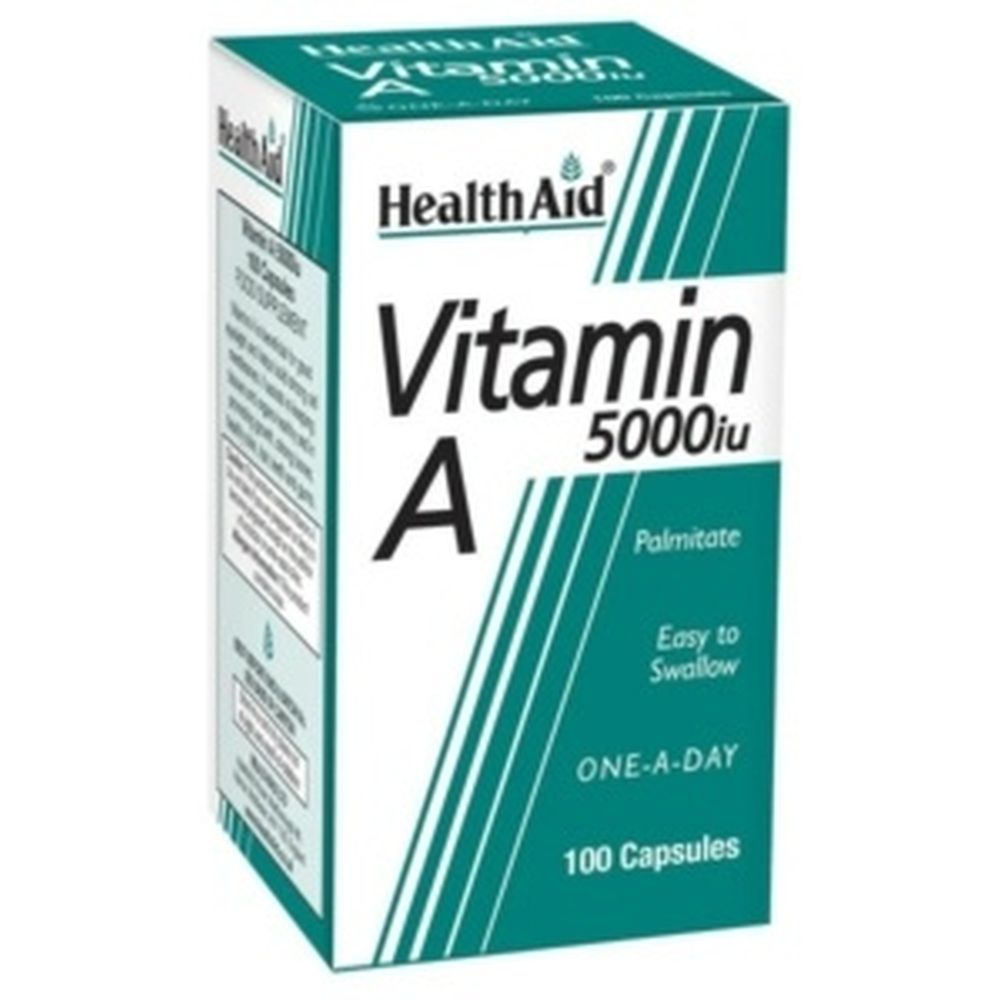 Health Aid Vitamin Α 5000iu 100Kάψουλες