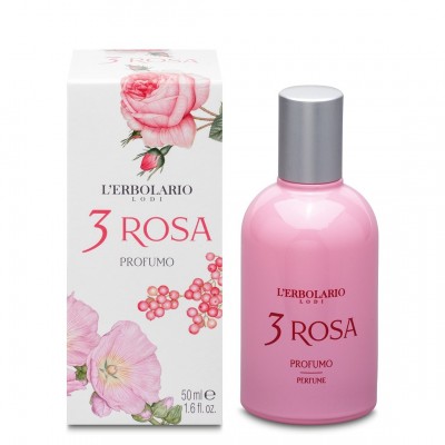 L’Erbolario 3 Rosa Acqua di Profumo 50ml