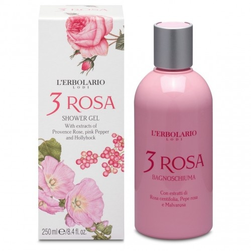 L’Erbolario 3 Rosa Bagnoschiuma 250ml