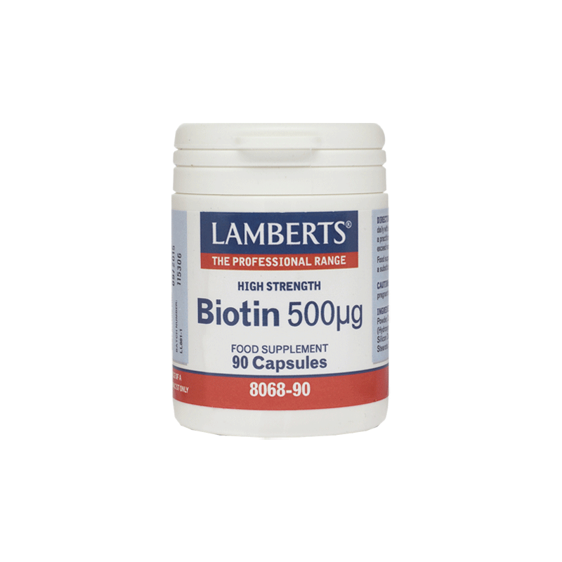 Lamberts Biotin 500mcg 90Κάψουλες