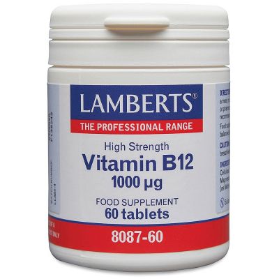 Lamberts B12 1000mg (Methylcobalamin) 60Ταμπλέτες