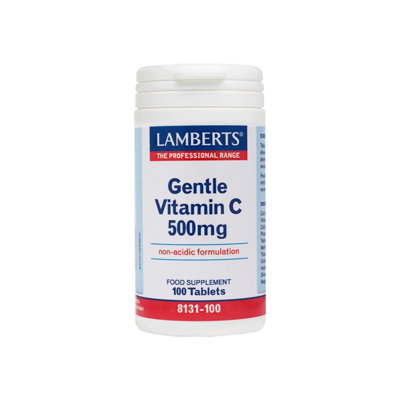  Lamberts Gentle Vitamin C 500mg 100Ταμπλέτες                        