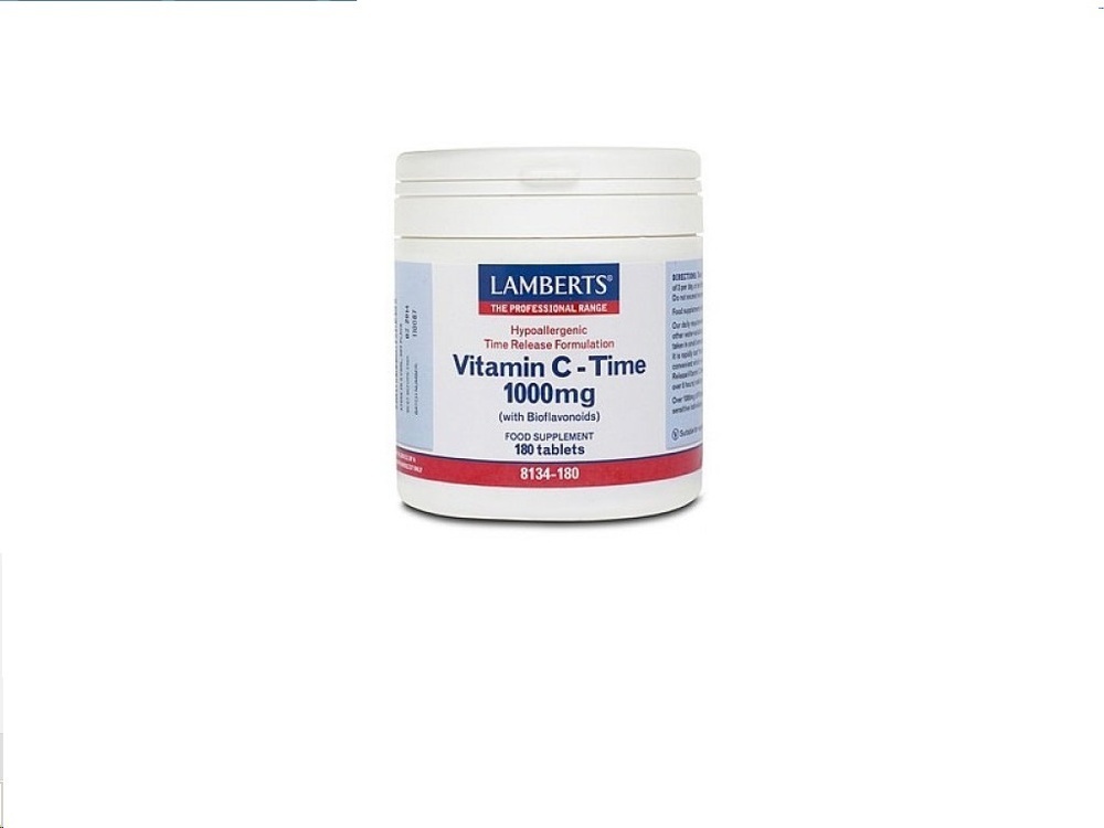 Lamberts Vitamin C 1000mg Time Release 180Ταμπλέτες