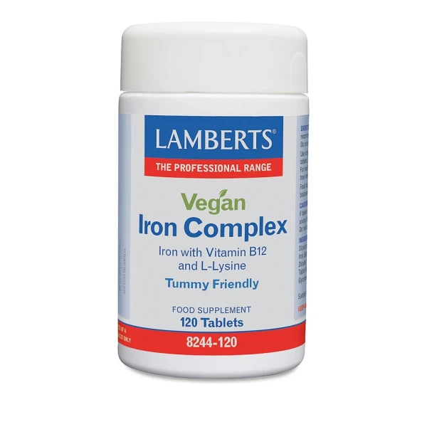 Lamberts Vegan Iron Complex 120Ταμπλέτες