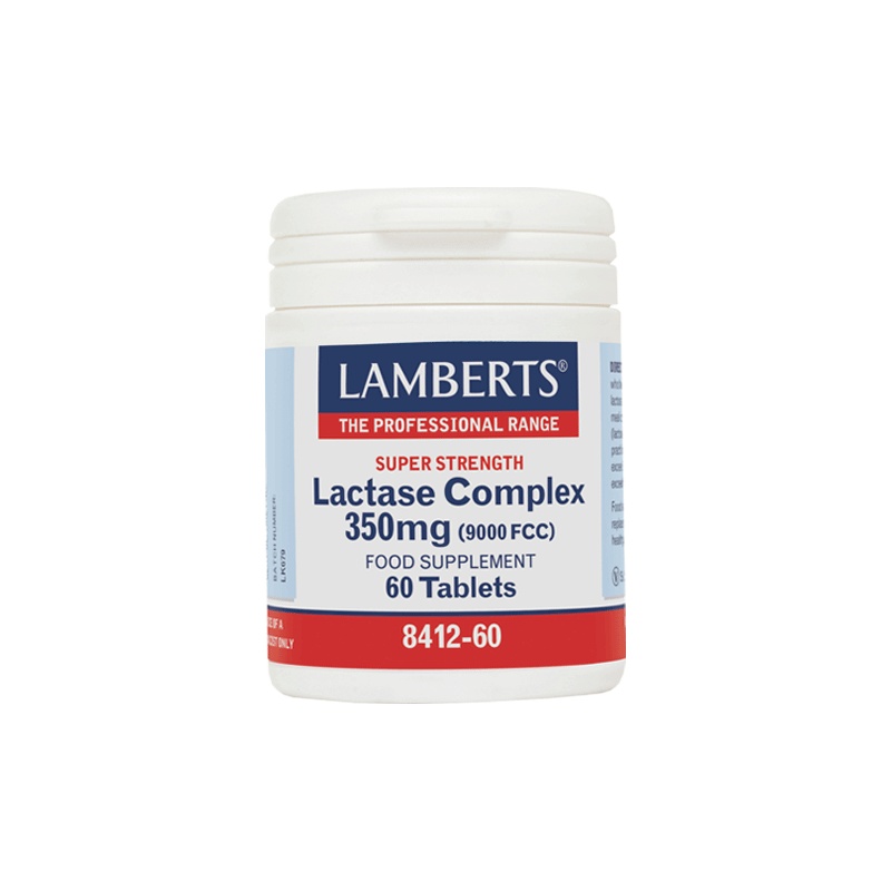 Lamberts Lactase Complex 350mg 60Ταμπλέτες              