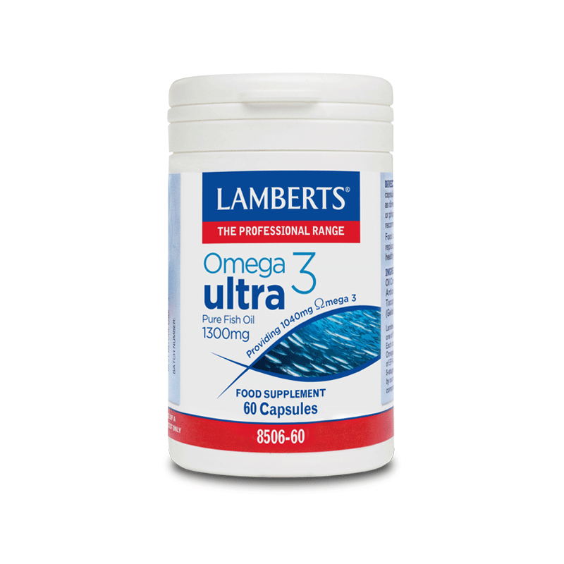 Lamberts Omega 3 Ultra Pure Fish Oil 1300mg 60Κάψουλες