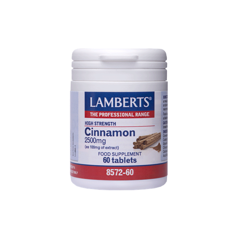 Lamberts Cinnamon 2500mg 60Ταμπλέτες