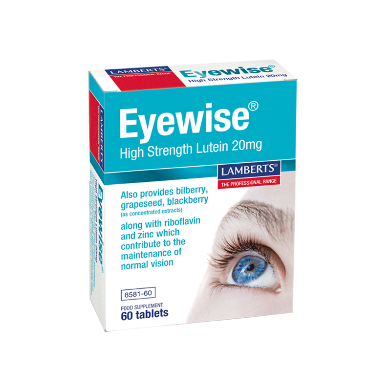 Lamberts Eyewise High Strength Lutein 20mg 60Ταμπλέτες                                           