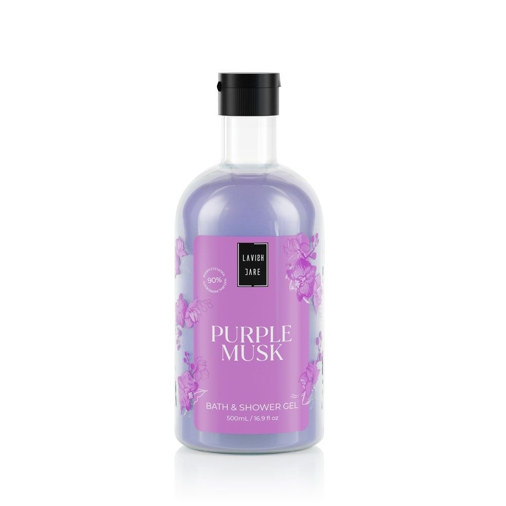 Lavish Care Shower Gel Purple Musk 500ml