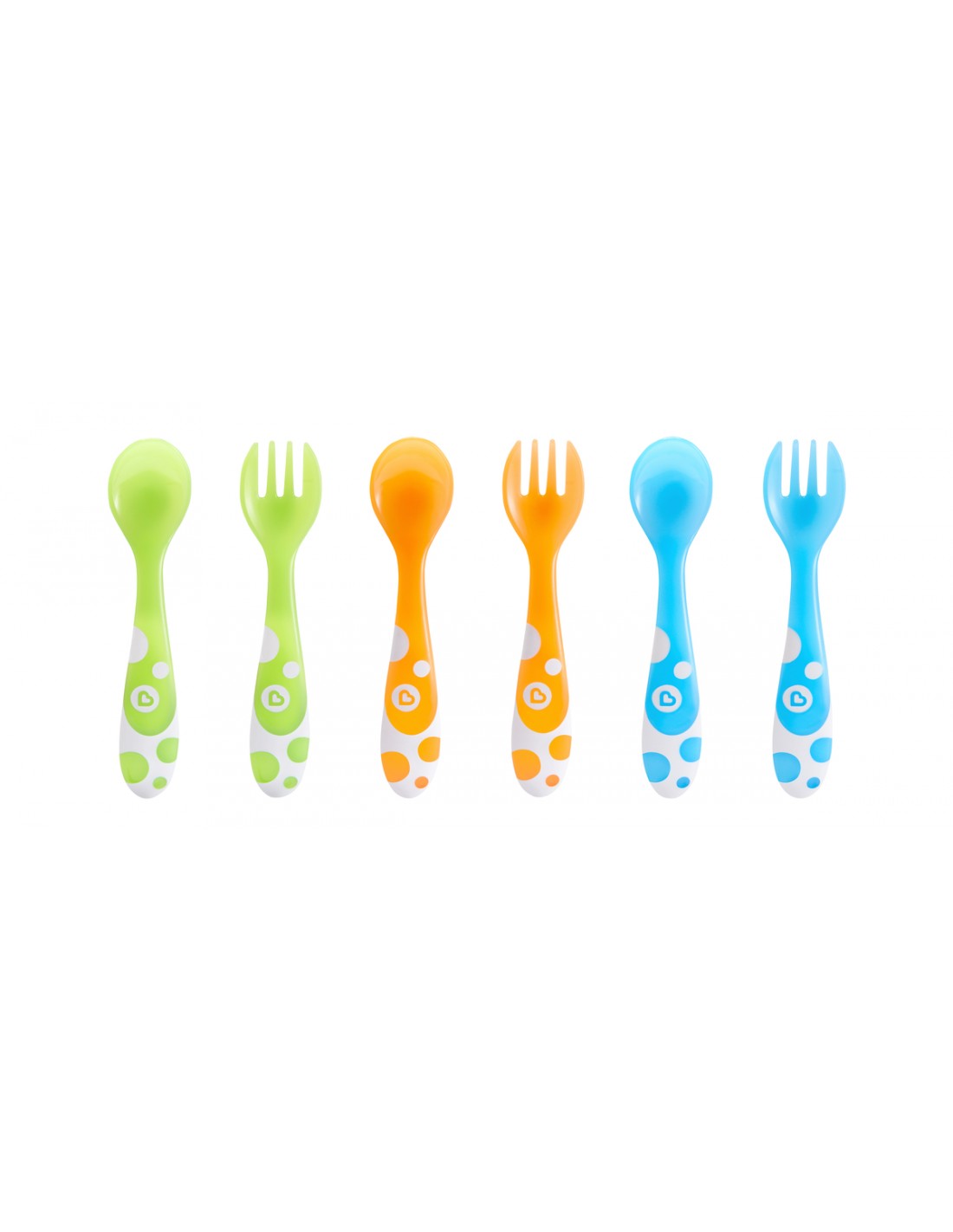 Munchkin Multi-Coloured Forks & Spoons