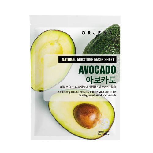 Orjena Natural Moisture Avocado Mask Sheet 23ml