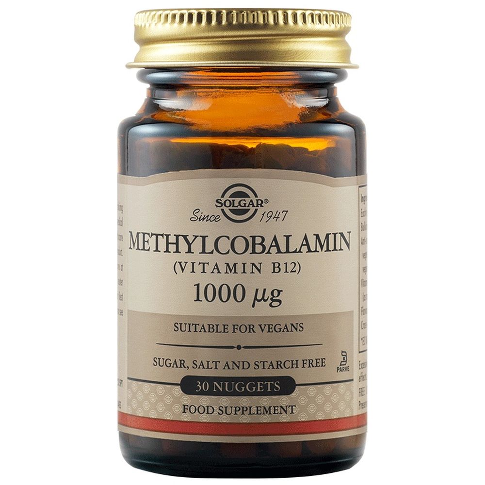 Solgar Sublingual Methylcobalamin 1000mcg 30Μασώμενες Ταμπλέτες