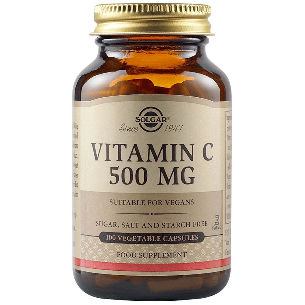 Solgar Vitamin C 500mg 100Φυτικές Κάψουλες