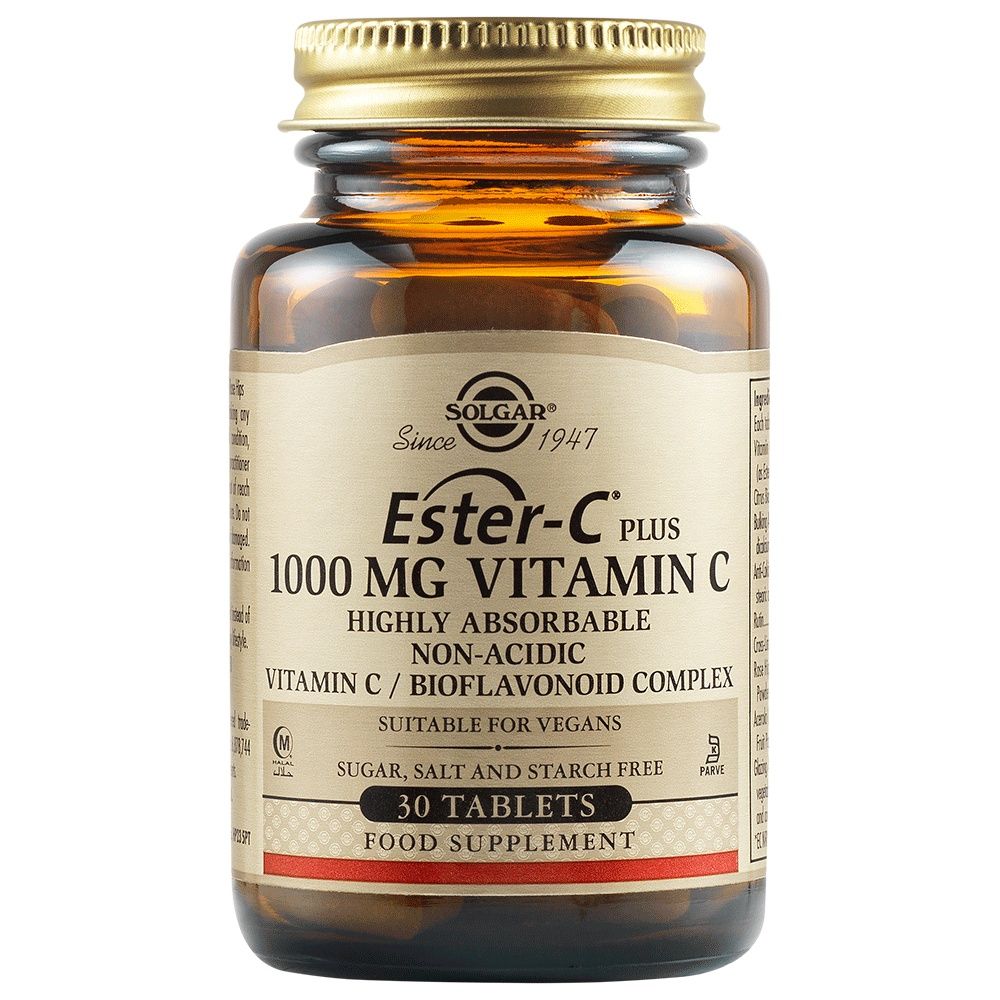 Solgar Bιταμίνη Ester-C 1000mg 30Ταμπλέτες