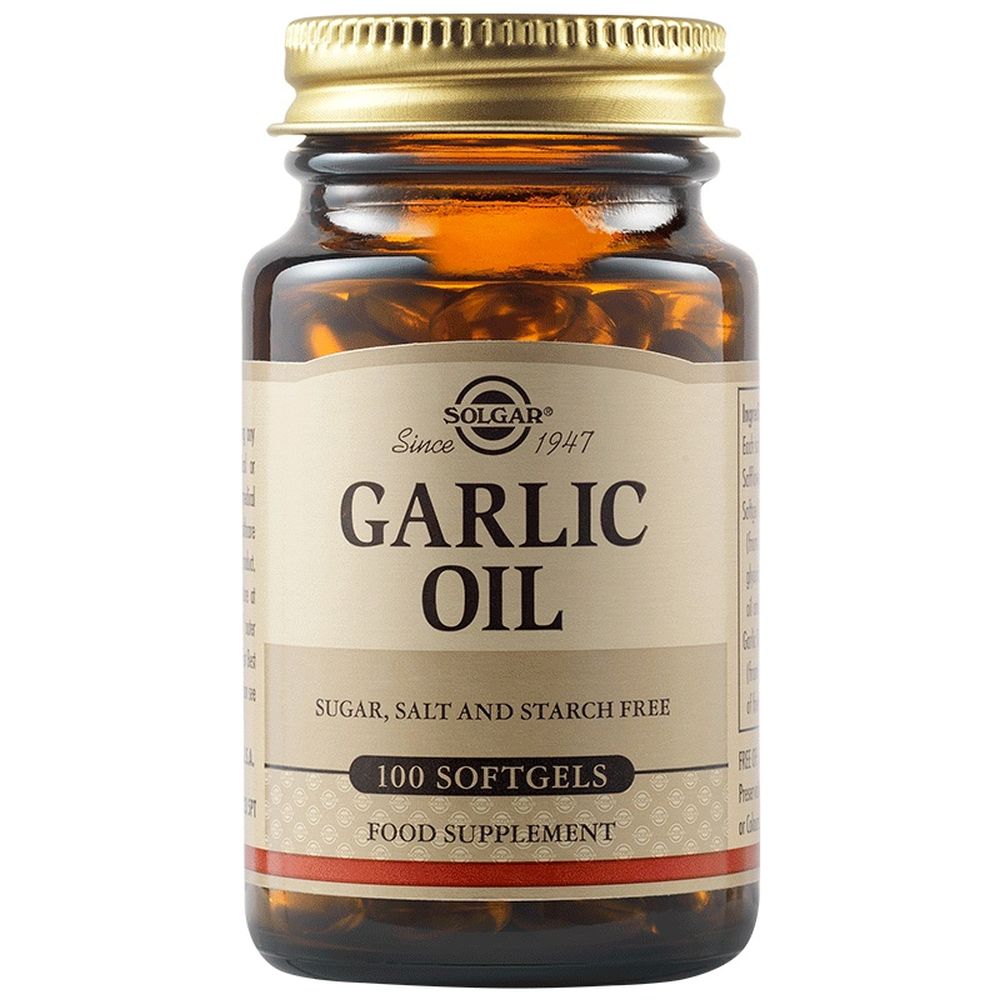 Solgar Garlic Oil 100Μαλακές Κάψουλες