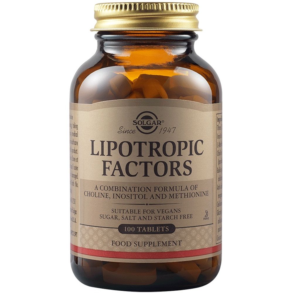 Solgar Lipotropic Factors 100Ταμπλέτες