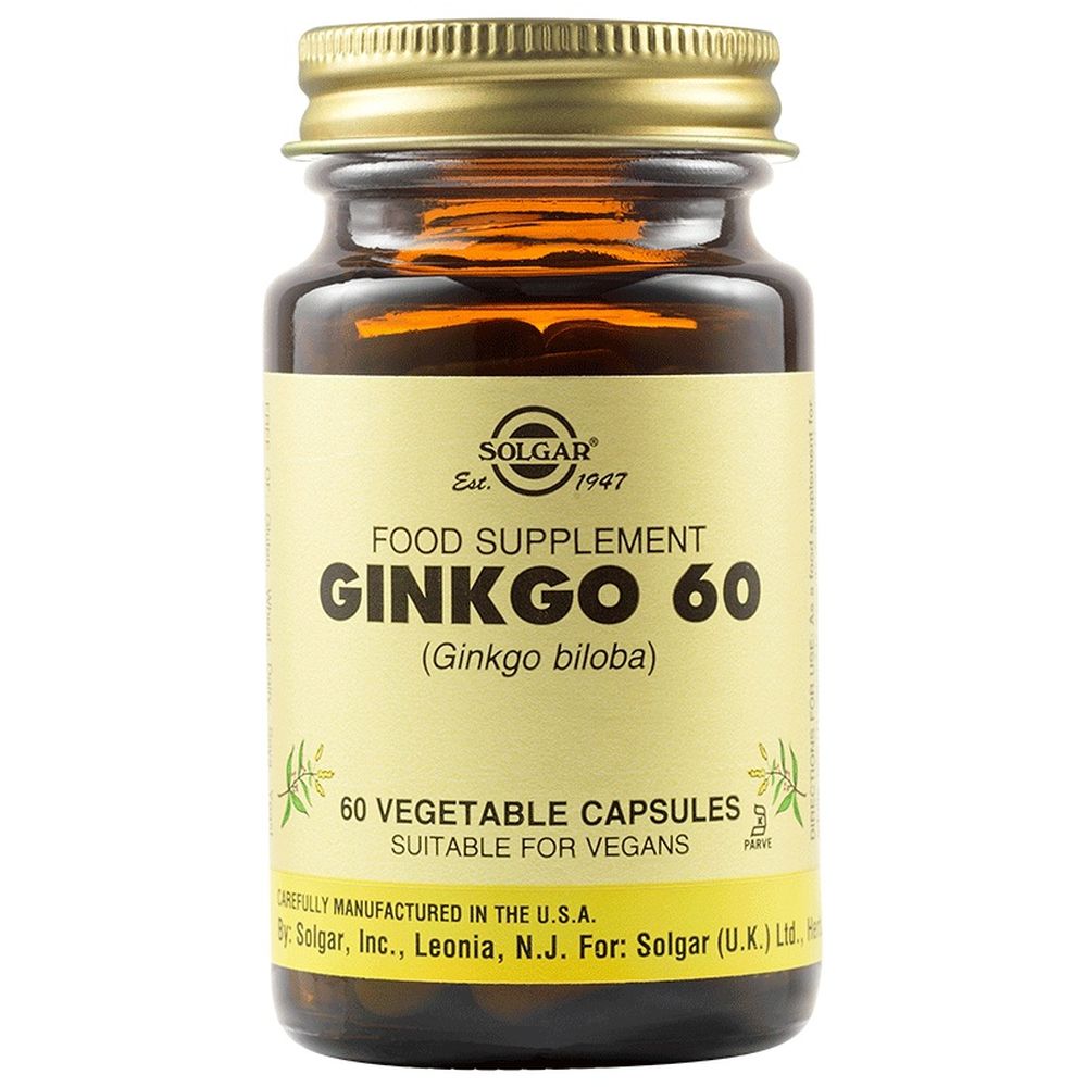 Solgar Ginkgo Biloba 60Φυτικές Κάψουλες