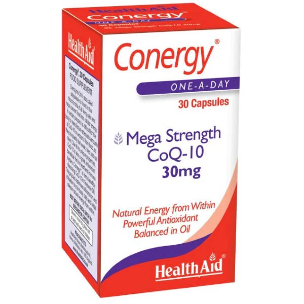 Health Aid Conergy CoQ-10 30Mg 30Κάψουλες