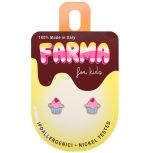 Farma Bijoux Παιδικά Υποαλλεργικά Σκουλαρίκια Cupcakes 7mm