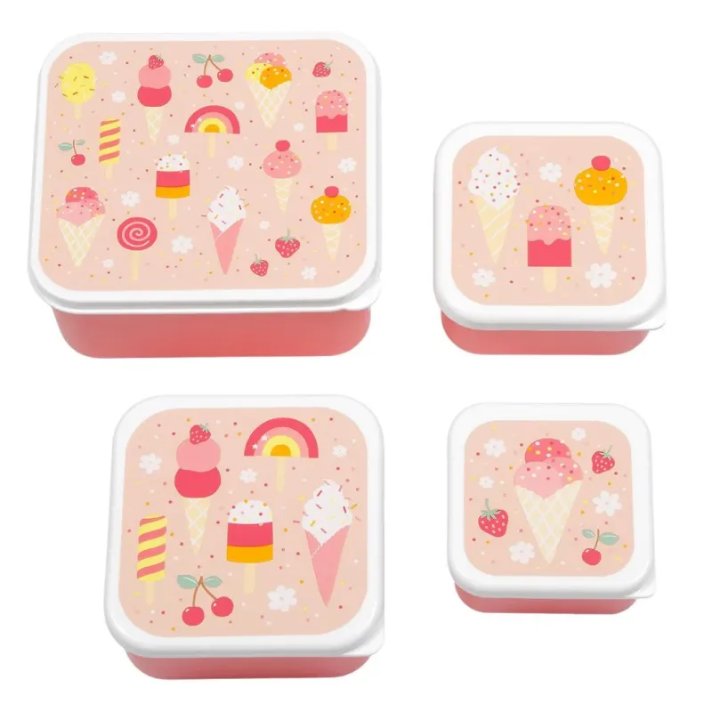 Φωτογραφία από A Little Lovely Company Lunch Box Set Ice-Cream