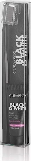 Φωτογραφία από Curaprox Black Is White Οδοντόβουρτσα 1τμχ & Toothpaste Whitening Fresh Lime-Mint 8ml