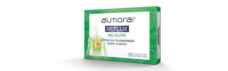 Φωτογραφία από Almora Plus Reflux No Burn 30Μασώμενα Δισκία