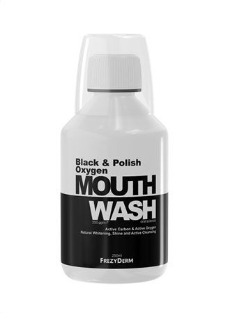 Φωτογραφία από Frezyderm Black & Polish Oxygen Mouthwash 250ml