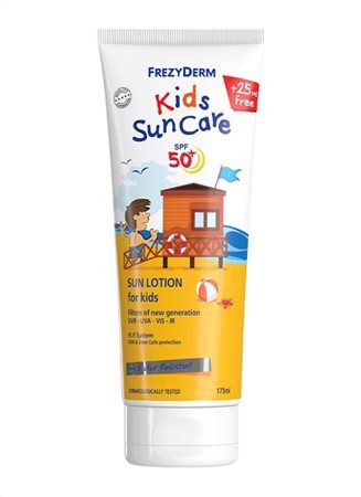 Φωτογραφία από Frezyderm Kids Suncare Lotion SPF50+ 175ml + Δώρο 25ml Επιπλέον Ποσότητα