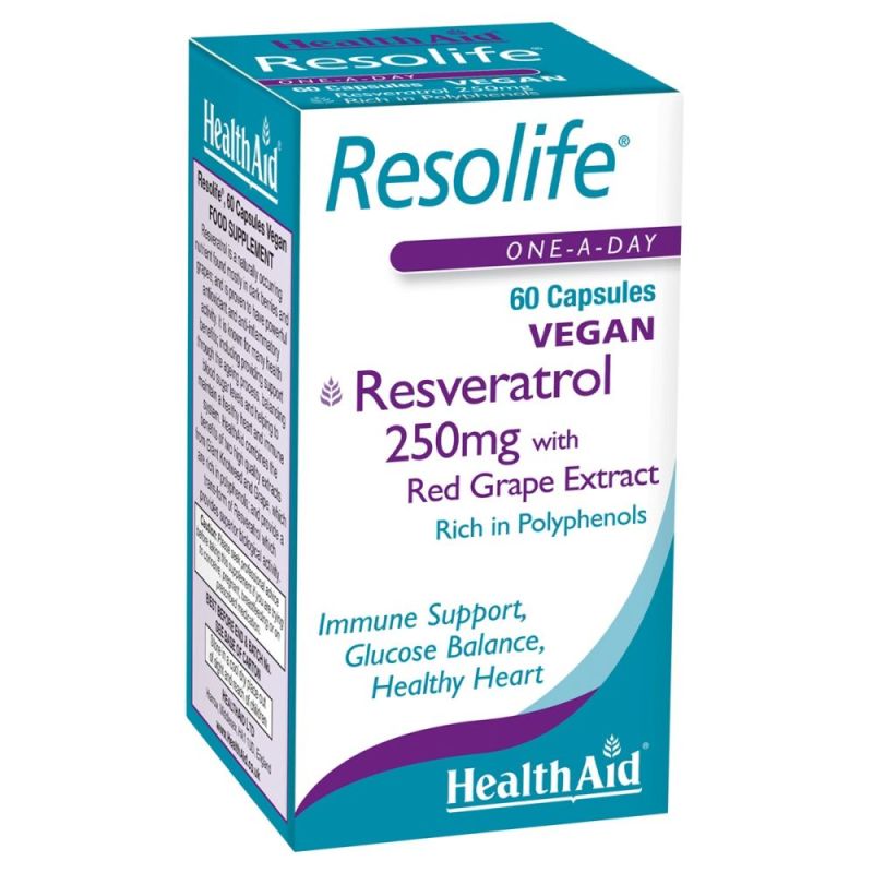 Φωτογραφία από Health Aid Resolife 250mg 60Κάψουλες