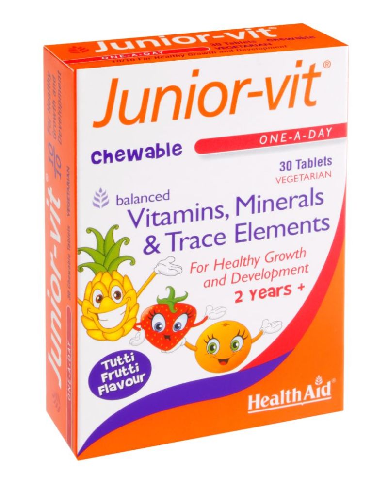 Φωτογραφία από Health Aid Junior-Vit 30Μασώμενες Ταμπλέτες