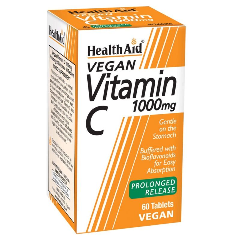 Φωτογραφία από Health Aid Vitamin C 1000mg Prolonged Release 60Ταμπλέτες