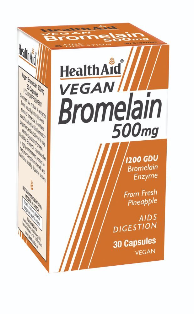 Φωτογραφία από Health Aid Bromelain 500mg 30Κάψουλες