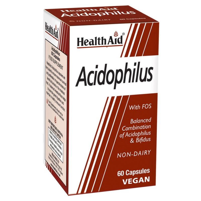 Φωτογραφία από Health Aid Balanced Acidophilus Vegetarian 60Φυτικές Κάψουλες